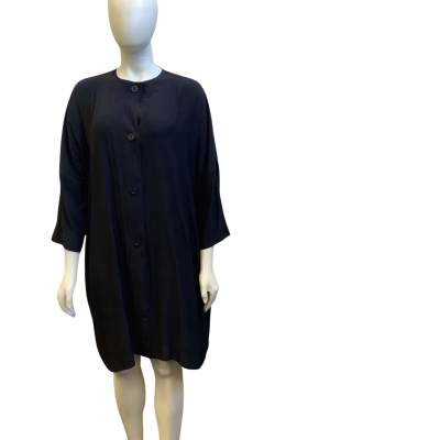 Mela Purdie Womens  AUS Size 8 Front Button Dress Black