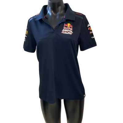 Womens  Red Bull Ampol Racing Size 12 T-Shirt Navy Blue 