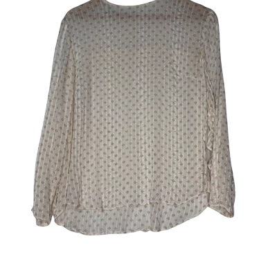 HOSS 100% silk Blouse Size M 