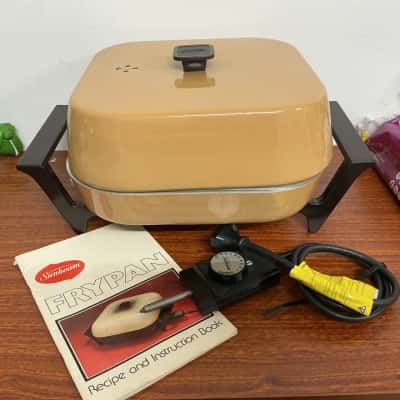Vintage Sunbeam Electric Skillet Frying Pan *UNTESTED*
