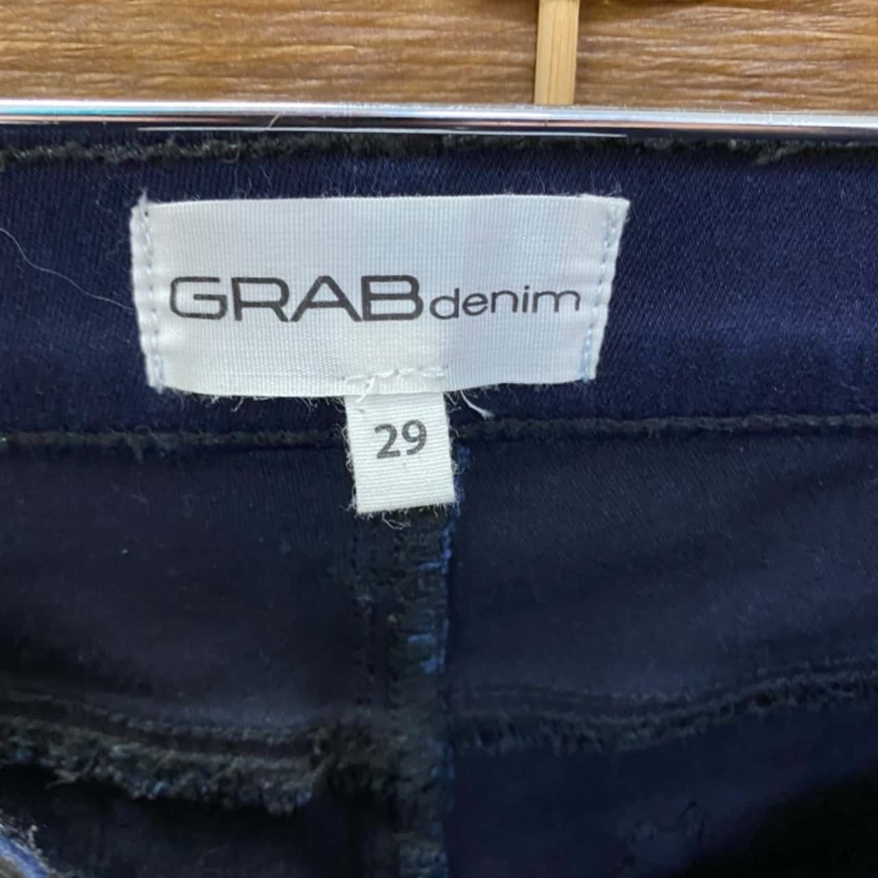 Grab Denim Size 11 / 29 Slim Fit Black 