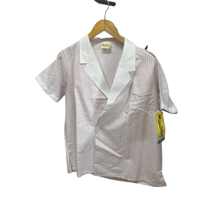 BRAND NEW (Retro) - Mischief - Womens Button Up Oversized Top - Striped - Size 14