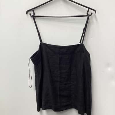 Country Road Womens  Size 12 Black Top