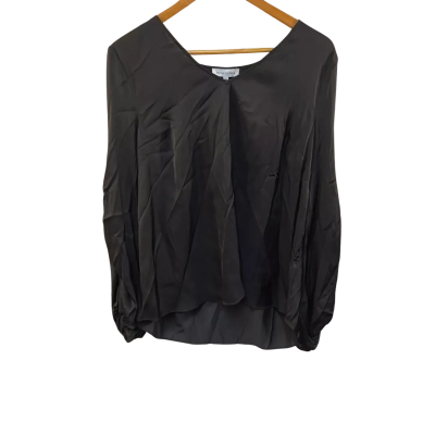BNWT Wayne Cooper Womens  Size 16 Blouse Black  RRP $119.95