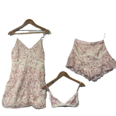 Sir Womens Dress/Skirt/Bra Size 0 Floral / Pink  / White 