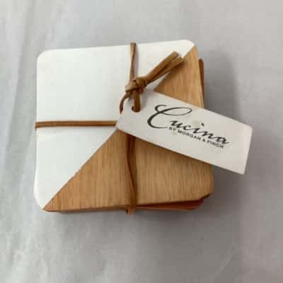 NEW - Cucina by Morgan & Finch coasters set 4