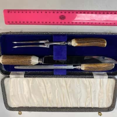 Vintage Sheffield England Carving Set 