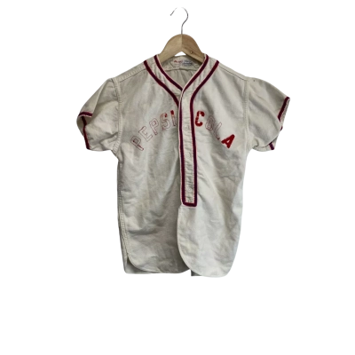 VINTAGE Mens Owens Sporting Goods Pepsi Cola Baseball Jersey
