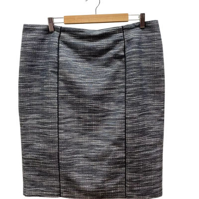 Liz Jordan Womens  Size 18 Grey & Black Skirt