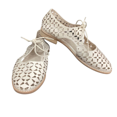 Django & Juliette Zazou Flats  Size 40 Ivory 