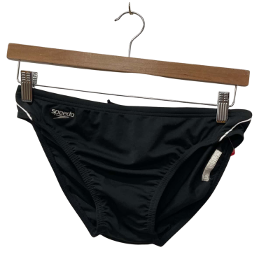 Speedo Womens  Size 14 Bikini Bottoms Black  / White 