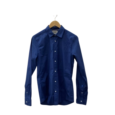 Scotch & Soda Mens  Size S Long Sleeve Shirt Navy Blue 
