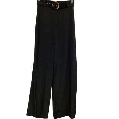 Zimmermann 100% Silk  Size 0 Wide Leg Pants Black  