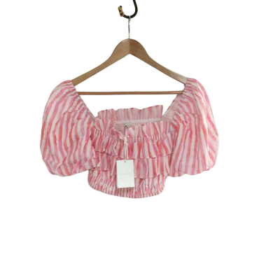 Steele Women's Size XS Cropped Top Pink  