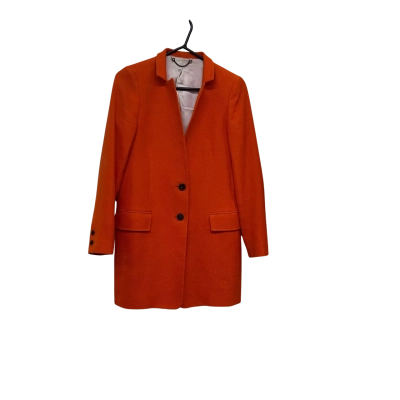 JIGSAW ORANGE COAT. SIZE 6