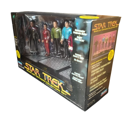 Star Trek Starfleet Officers Collectors Set. Made by Playmates in 1994.