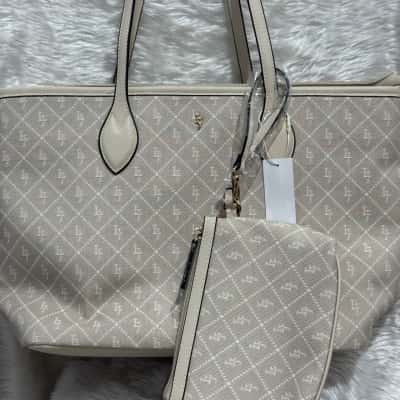 Laura Jones Womens Beige / Cream tote bag