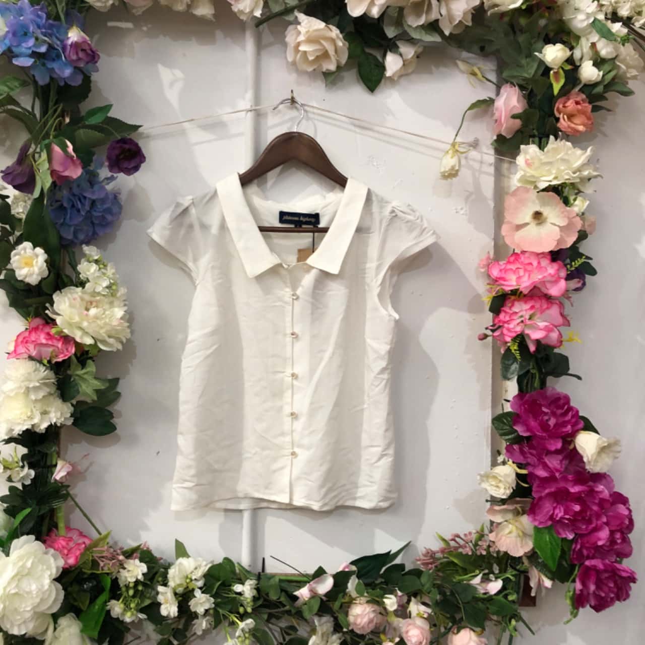 Blouse Ivanka Trump Rayée Rose Et Blanc - Taille L - Neuf Sans étiquettes