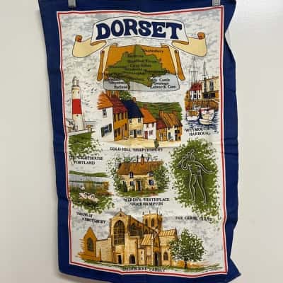Decorative Tea Towel - Dorset