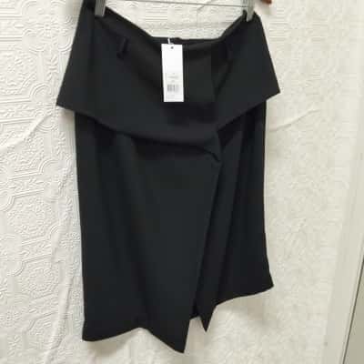 Veronika Maine Womens  Size 12 Black  Skirt NWT RRP$118