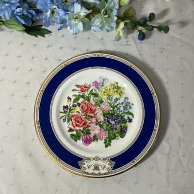 Royal Wedding Bouquet Prince of Wales & Lady Diana Spencer 1981 Plate