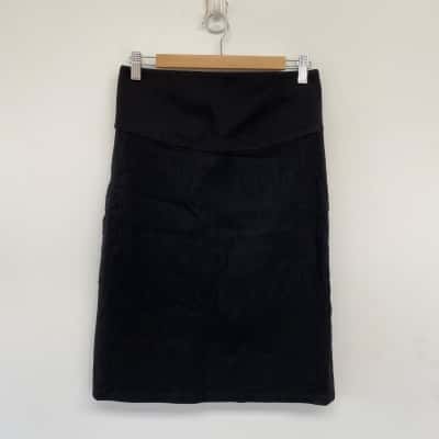 Privilege Black Office Mini Skirt  Size 10 
