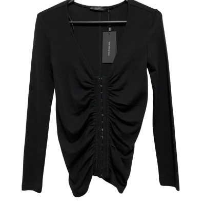 Portmans Womens Long Sleeve Top Black  