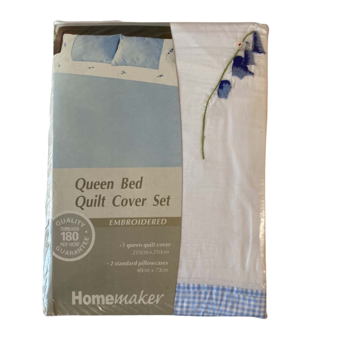 Homemaker Queen Bed Quilt Cover Set Bluebell New In Package(s)