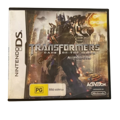 Transformers Dark Of The Moon Autobots Nintendo DS game