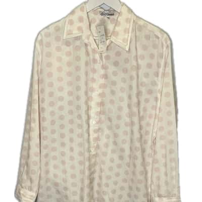 Polka dot woman blouse
