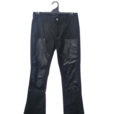 ASOS Men's Size 32 Black Flare Pants