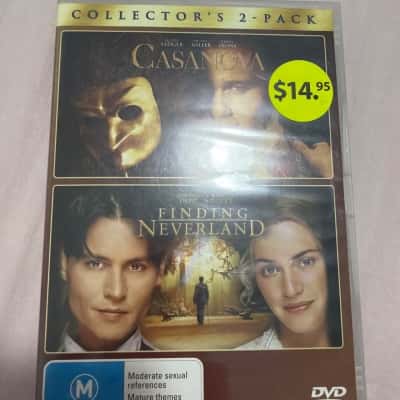 Casanova + Finding Neverland Collector’s 2-Pack DVD Region 4 PAL Heath Ledger Johnny Depp
