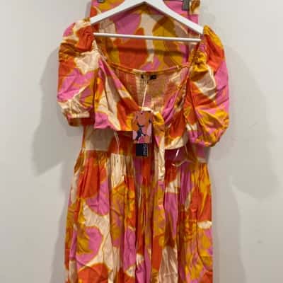 Mister Zimi Womens  Size 8 Beige / Cream / Orange / Pink  