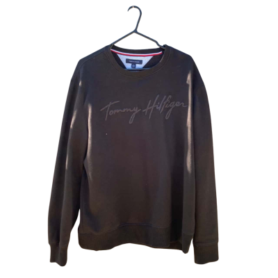 Mens Tommy Hilfiger Size XL Pullover Jumper Black