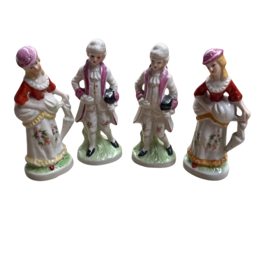 Super Cute Figurine Pairs Victorian Couples 