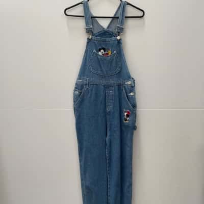 Disney Mickey for Kids Denim Overalls Size 16 Blue 