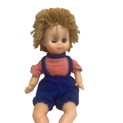 Girl Doll with Soft Brown Hair