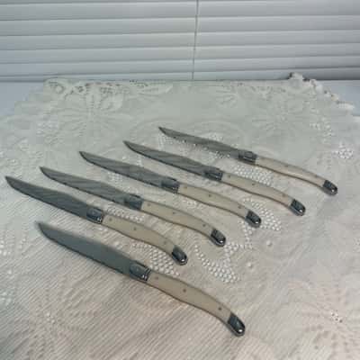 LaGuiole - 6 piece Steak Knives - Unused