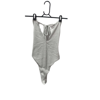 Meshki Silver One-Piece Size Small