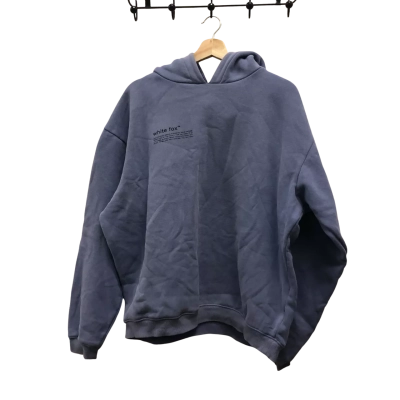White Fox Womens  Size M / S Hoodie Blue AS IS see descrition