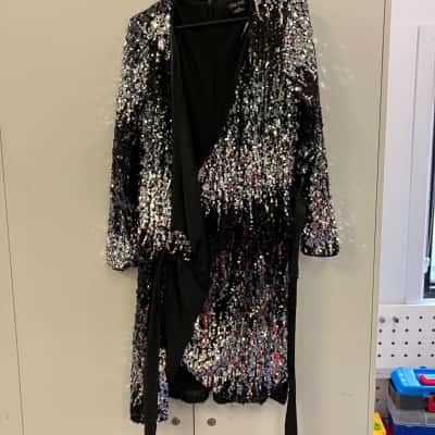 City Chic Womens  Size 16 / S Black  / Silver 