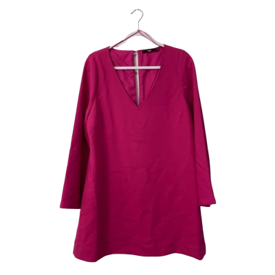 BNWT Sportsgirl Womens V Neck Dress Size 14 Pink  