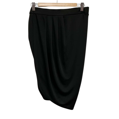 Sheike Womens Size 14 Asymmetrical Hemline Skirt Black  