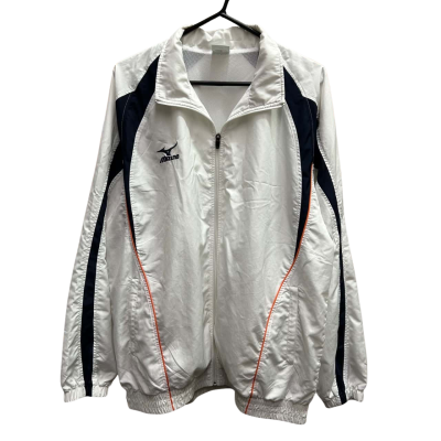 MIZUNO White Zip Jacket Size XXL
