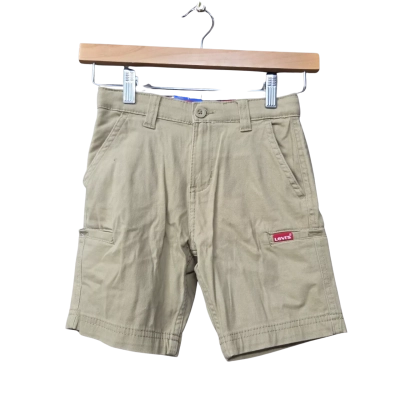 BNWT Levis Kids Size 7 Beige Cargo Shorts  