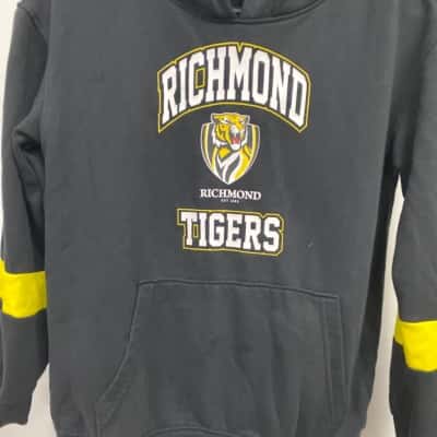 Richmond AFL Mens  Size S Hoodie Black  
