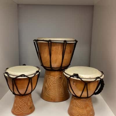 Carved Drum set 