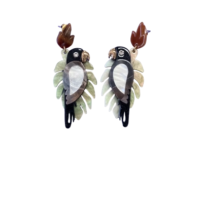 Women’s Quirky Parrot/Toucan Handmade Earrings
