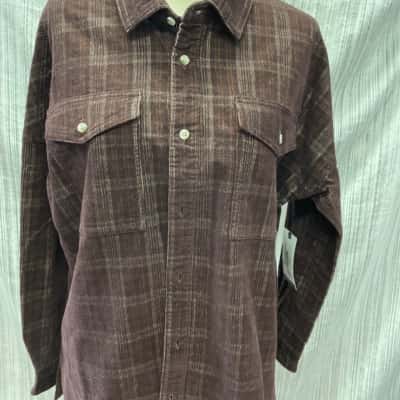 Rip Curl Mens  Size XS *NEW WITH TAGS RRP $89.99 Long Sleeve Shirt Black  / Brown / Cream 
