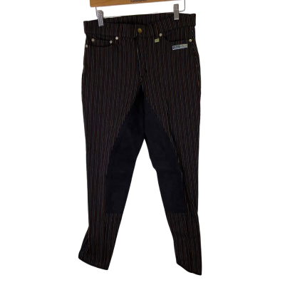 Tuk Tuk Riding Striped Horse Riding Pants – Size 10/S